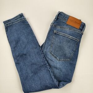 Lucky Brand High Rise Crop Bootcut Jeans Women’s 6/28 Blue Denim Daily Causal